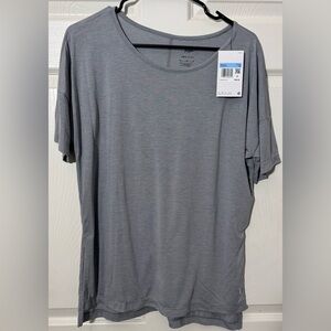 Women’s Grey Nike Yoga Dri-Fit Tee M